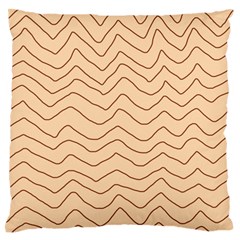 Background Wavy Zig Zag Lines Standard Premium Plush Fleece Cushion Case (two Sides)