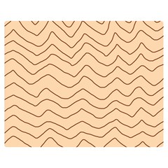 Background Wavy Zig Zag Lines Premium Plush Fleece Blanket (medium)