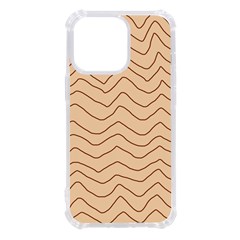 Background Wavy Zig Zag Lines Iphone 13 Pro Tpu Uv Print Case by Cemarart