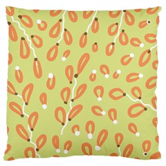 Pattern Leaves Print Background Large Cushion Case (one Side)