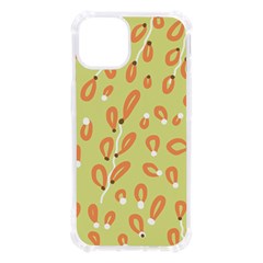 Pattern Leaves Print Background Iphone 13 Tpu Uv Print Case by Cemarart