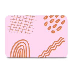 Elements Scribbles Wiggly Lines Retro Vintage Plate Mats