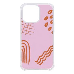 Elements Scribbles Wiggly Lines Retro Vintage Iphone 13 Pro Tpu Uv Print Case