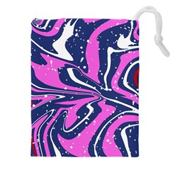 Texture Multicolour Grunge Drawstring Pouch (4XL)