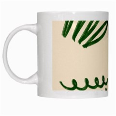 Elements Scribbles Wiggly Lines White Mug
