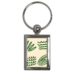 Elements Scribbles Wiggly Lines Key Chain (rectangle)