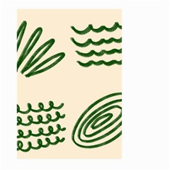 Elements Scribbles Wiggly Lines Large Garden Flag (two Sides)