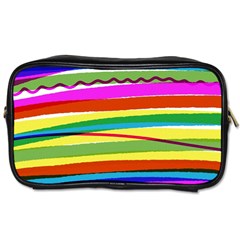 Print Ink Colorful Background Toiletries Bag (two Sides)