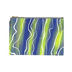 Texture Multicolour Gradient Grunge Cosmetic Bag (large)