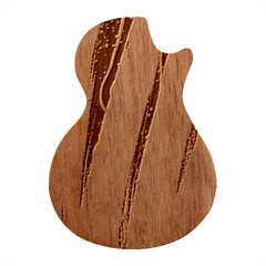 Texture Multicolour Gradient Grunge Guitar Shape Wood Guitar Pick Holder Case And Picks Set by Cemarart