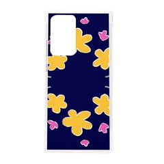 Doodle Flower Leaves Plant Design Samsung Galaxy Note 20 Ultra Tpu Uv Case by Cemarart