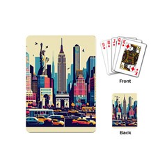 Skyscrapers City Usa Playing Cards Single Design (mini)