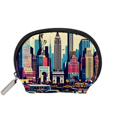 Skyscrapers City Usa Accessory Pouch (small)