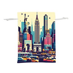 Skyscrapers City Usa Lightweight Drawstring Pouch (s)