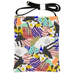 Digital Paper Scrapbooking Abstract Shoulder Sling Bag