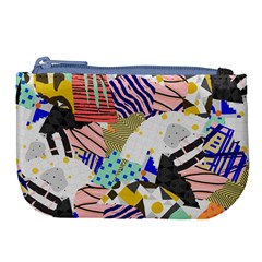 Digital Paper Scrapbooking Abstract Large Coin Purse