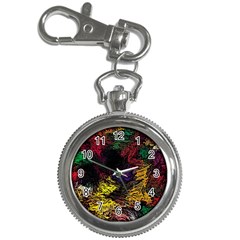 Floral Patter Flowers Floral Drawing Key Chain Watches