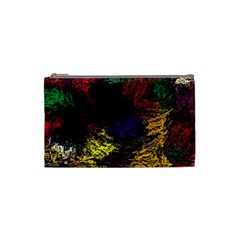 Floral Patter Flowers Floral Drawing Cosmetic Bag (small)