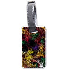 Floral Patter Flowers Floral Drawing Luggage Tag (one Side)