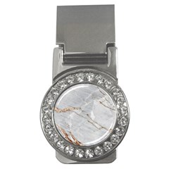 Gray Light Marble Stone Texture Background Money Clips (cz) 