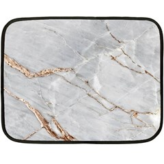 Gray Light Marble Stone Texture Background Fleece Blanket (mini)