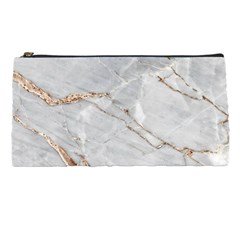 Gray Light Marble Stone Texture Background Pencil Case