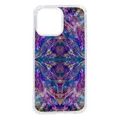 Cobalt Arabesque Iphone 14 Pro Max Tpu Uv Print Case by kaleidomarblingart