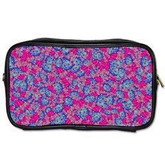 Colorful cosutme collage motif pattern Toiletries Bag (Two Sides)