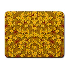 Blooming Flowers Of Lotus Paradise Small Mousepad
