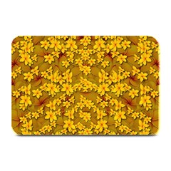 Blooming Flowers Of Lotus Paradise Plate Mats