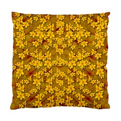 Blooming Flowers Of Lotus Paradise Standard Cushion Case (two Sides)