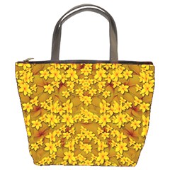 Blooming Flowers Of Lotus Paradise Bucket Bag