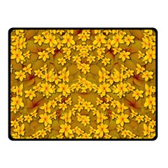 Blooming Flowers Of Lotus Paradise Fleece Blanket (small)