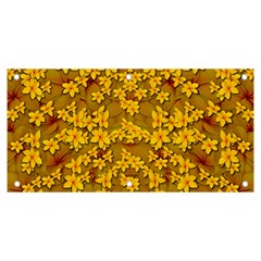 Blooming Flowers Of Lotus Paradise Banner And Sign 6  X 3 