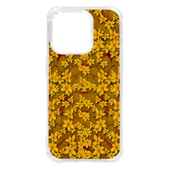 Blooming Flowers Of Lotus Paradise Iphone 14 Pro Tpu Uv Print Case by pepitasart