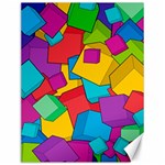 Abstract Cube Colorful  3d Square Pattern Canvas 12  x 16  11.86 x15.41  Canvas - 1