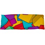 Abstract Cube Colorful  3d Square Pattern Body Pillow Case Dakimakura (Two Sides) Back