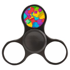 Abstract Cube Colorful  3d Square Pattern Finger Spinner