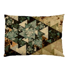 Triangle Geometry Colorful Fractal Pattern Pillow Case (two Sides)