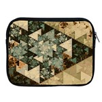 Triangle Geometry Colorful Fractal Pattern Apple iPad 2/3/4 Zipper Cases Front