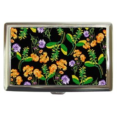 Flowers Pattern Art Floral Texture Cigarette Money Case