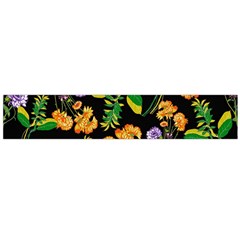 Flowers Pattern Art Floral Texture Large Premium Plush Fleece Scarf 