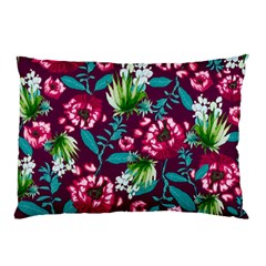 Flowers Pattern Art Texture Floral Pillow Case