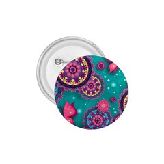 Floral Pattern Abstract Colorful Flow Oriental Spring Summer 1 75  Buttons