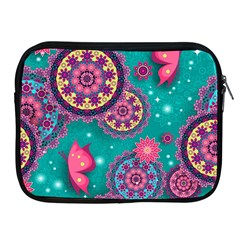 Floral Pattern Abstract Colorful Flow Oriental Spring Summer Apple Ipad 2/3/4 Zipper Cases by Cemarart