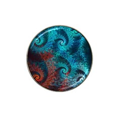 Fractal Art Spiral Ornaments Pattern Hat Clip Ball Marker