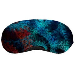 Fractal Art Spiral Ornaments Pattern Sleep Mask