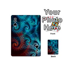 Fractal Art Spiral Ornaments Pattern Playing Cards 54 Designs (mini)