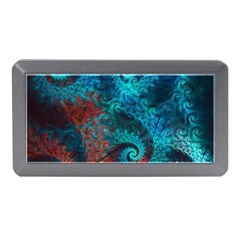 Fractal Art Spiral Ornaments Pattern Memory Card Reader (mini)