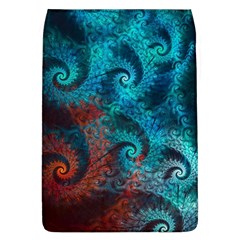 Fractal Art Spiral Ornaments Pattern Removable Flap Cover (l)